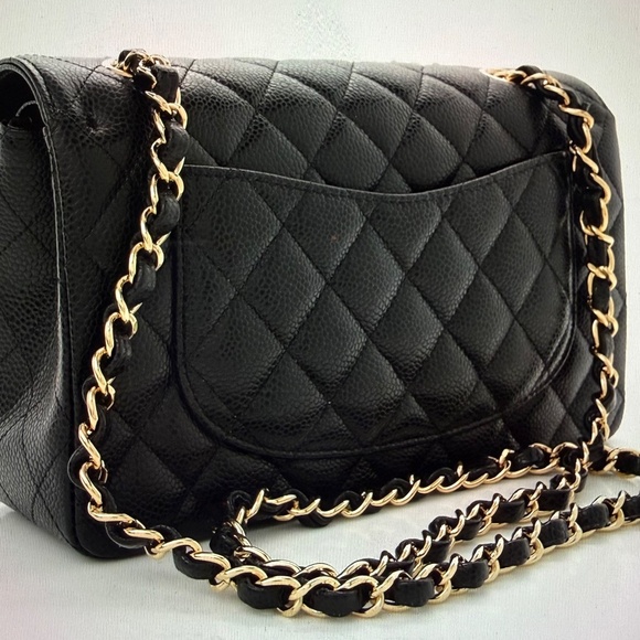 Chanel Cavier Quilted Double Flap black - Picture 2 of 7